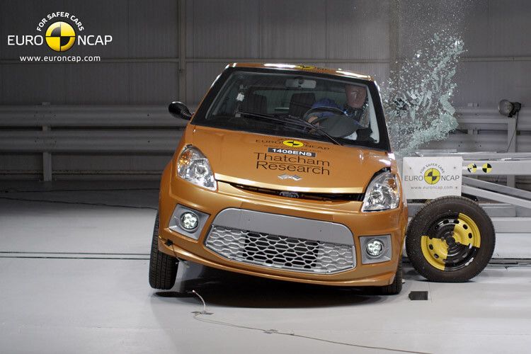 Das Modell erreichte ebenfalls nur 2 von 16 Punkten. (Foto: Euro-NCAP)