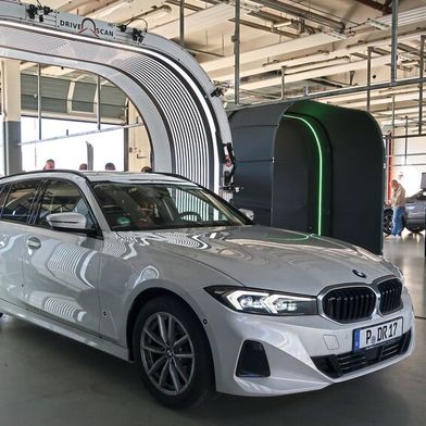 Der 2. Hagelscanner-Benchmark des BVAT fand im April am Lausitzring im südöstlichen Brandenburg statt. (Bild: Diehl – VCG)
