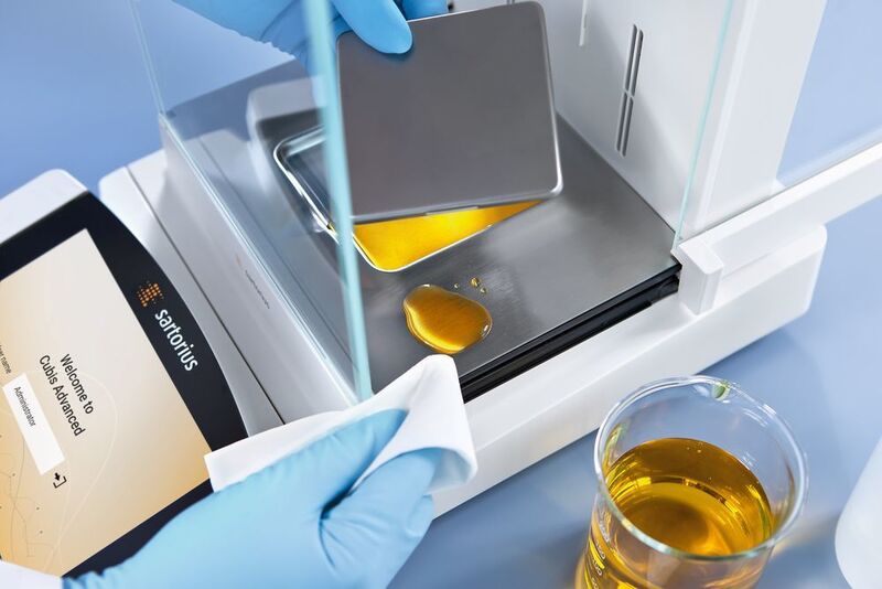 Fig.4: The Cubis II is easy to clean. (Sartorius AG)