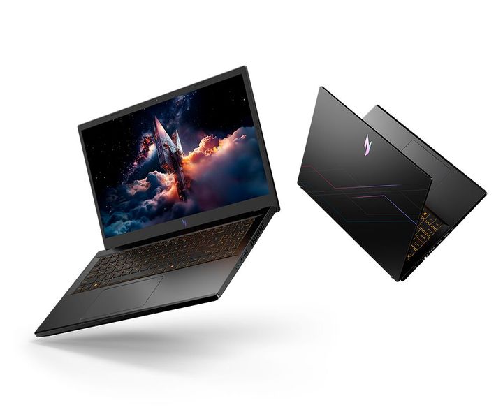 ... und als Acer Nitro 15 mit Intel Core 5 210H odet Core 7 240H. Beide sind Raptor-Lake-CPUs.  (Bild: Acer)