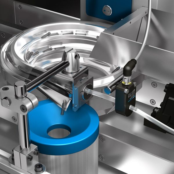 The inductive ring sensors of the IRSD series from Di-soric accurately and reliably detect the smallest metal parts. Even at high speeds and in dirty environments. (Image:di-soric)