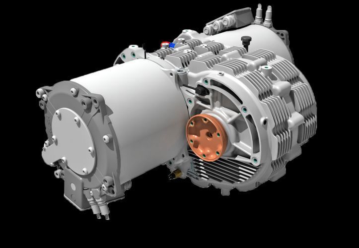 Kreisel Evex 910e: Getriebe (EVEX Fahrzeugbau GmbH)
