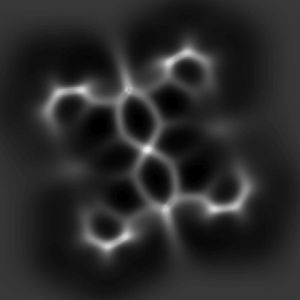 (Bild: Hapala/Temirov/Tautz/Jelínek, Physical Review Letters, Copyright 2014 by The American Physical)