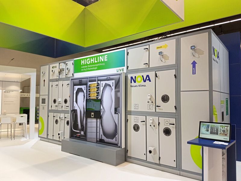 Nova Apparate GmbH in Donaueschingen gehört europaweit zu den innovativen RLT-Geräteherstellern (Raumlufttechnik). Bei der Entwicklung neuer Raumluftgeräte nahm die Verbindungstechnik eine besondere Rolle ein. Jetzt hat man das bisherige Schweißen durch eine viele Probleme und Kosten sparende Niettechnik von Heyman substituiert. (Heyman)