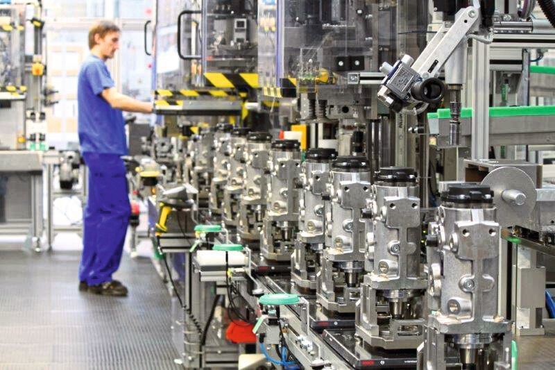 Bosch hat in seinem Werk im tschechischen Jihlava bereits ein sehr hohes Effizienzniveau. Vorausschauendes Handeln und Vernetzung sollen eine möglichst verschwendungsarme Wertschöpfungskette ermöglichen. (Growtth Consulting Europe)