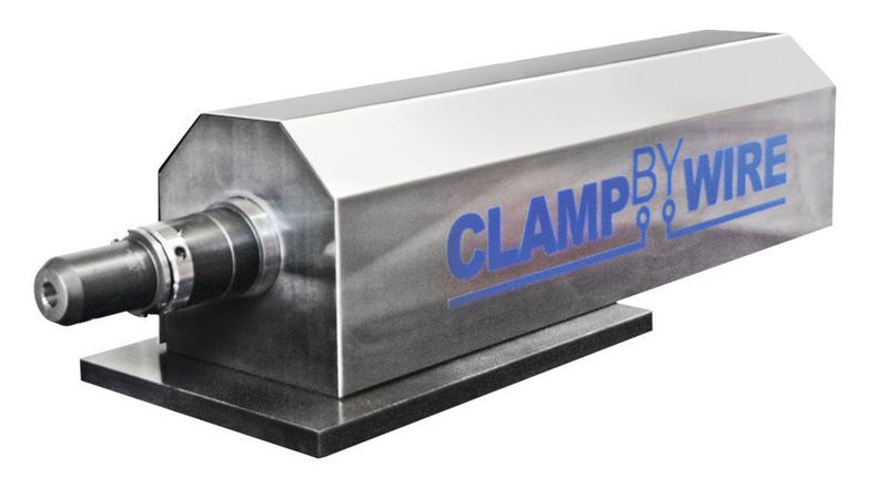 Bild 4: Mit der Clamp-by-Wire-Technik können Werkzeuge in nur 50 ms gespannt werden. Bild: Röhm (Archiv: Vogel Business Media)