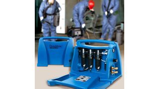 Das Atemluftgerät von Donaldson eignet sich für den mobilen Einsatz unter rauen Bedingungen. Bild: Donaldson (Archiv: Vogel Business Media)