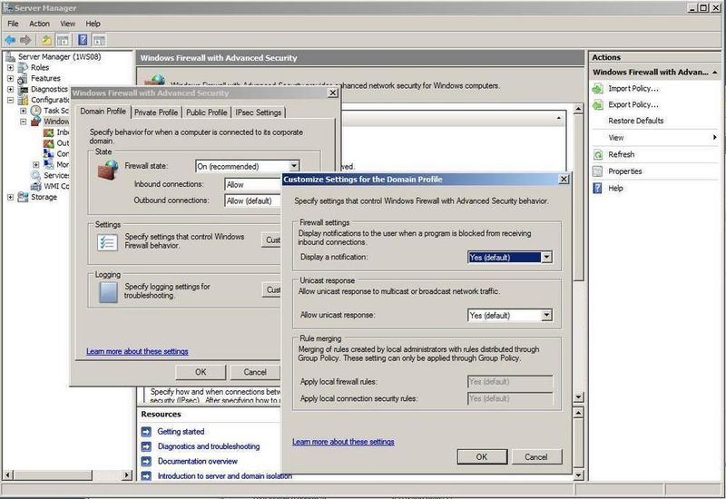 Erweiterte Einstellungen der Firewall helfen bei der Anpassung an die eigenen Anforderungen. Bei Bedarf kann die Firewall Nachrichten an den Administrator versenden. (Archiv: Vogel Business Media)