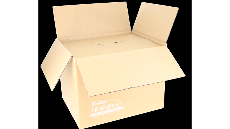 kaiserkraft bietet für nachhaltig orientierte Unternehmen eine neue Thermobox, die zu 100 Prozent aus Papier besteht.(Bild:  kaiserkraft)