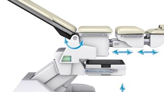 Bei Patientienliegen, die eine zuverlässige und automatische Positionierung erfordern, sind Seilzuggeber aufgrund ihrer kompakten Bauform praktisch Standard für die jeweilige Positionsrückmeldung. (Bild: Siko)