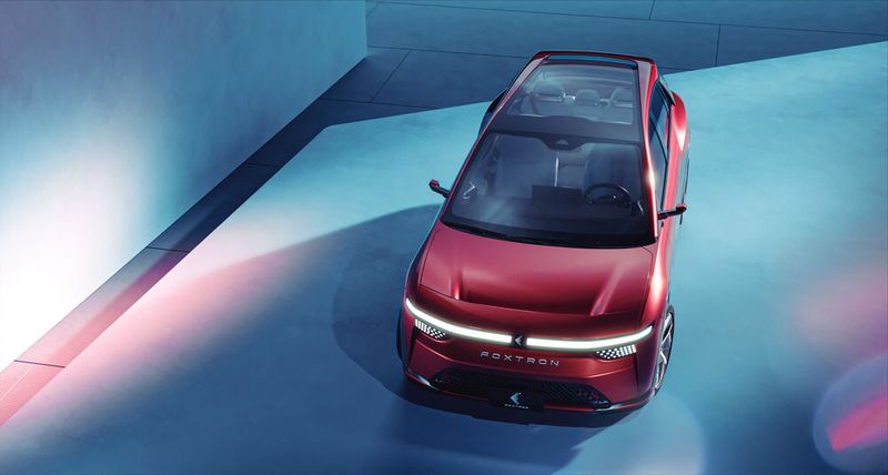 Mit dem Model B hat Foxconn einen Konkurrenten des VW ID 3 vorgestellt. (Bild: Autoren-Union Mobilität/Foxconn/Pinifarina)