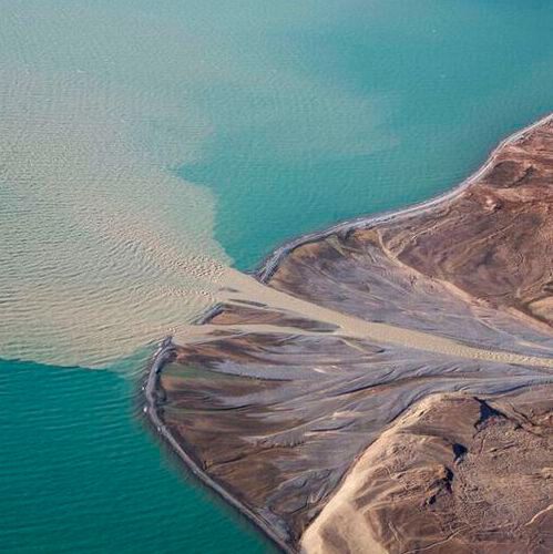 One can think of Greenland’s melting icesheet as a tap pouring out not only water but also vast amounts of sediment which eventually find its way to the coastal zones to form deltas. One can think of Greenland’s melting icesheet as a tap pouring out not only water but also vast amounts of sediment which eventually find its way to the coastal zones to form deltas.
