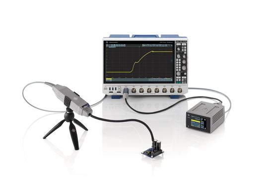 Bild 1: Die Kennwerte des isolierten Tastkopfsystems R&S RT-ZISO von Rohde & Schwarz: Bandbreite: 100 MHz bis 1 GHz, Eingangsbereich: ± 3000 V, Gleichtaktbereich: ± 60 kV, CMRR bei 1 GHz: 90 dB, höchster Empfindlichkeitsbereich: ± 20 mV.(Bild:  Rohde & Schwarz)