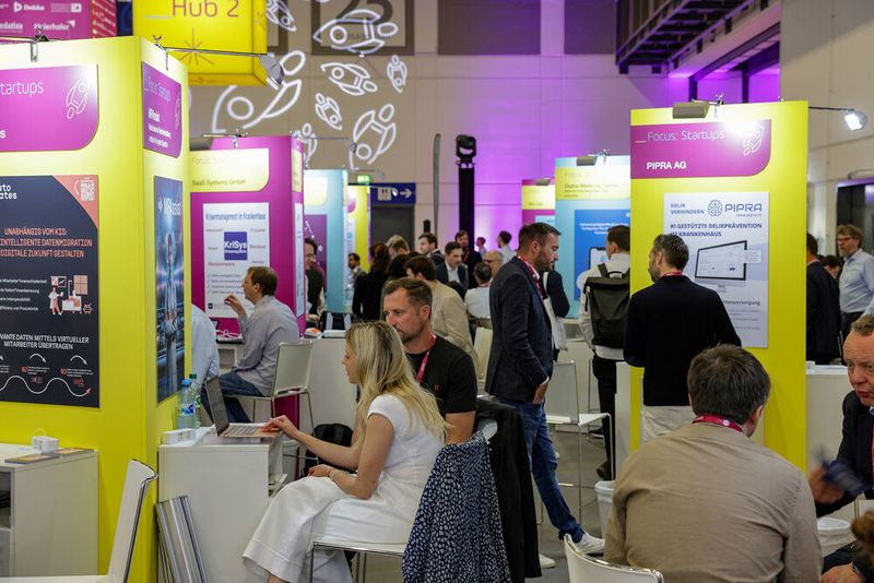 Die Start-up-Szene hatte wieder einen eigenen Messebereich. (© Messe Berlin GmbH)