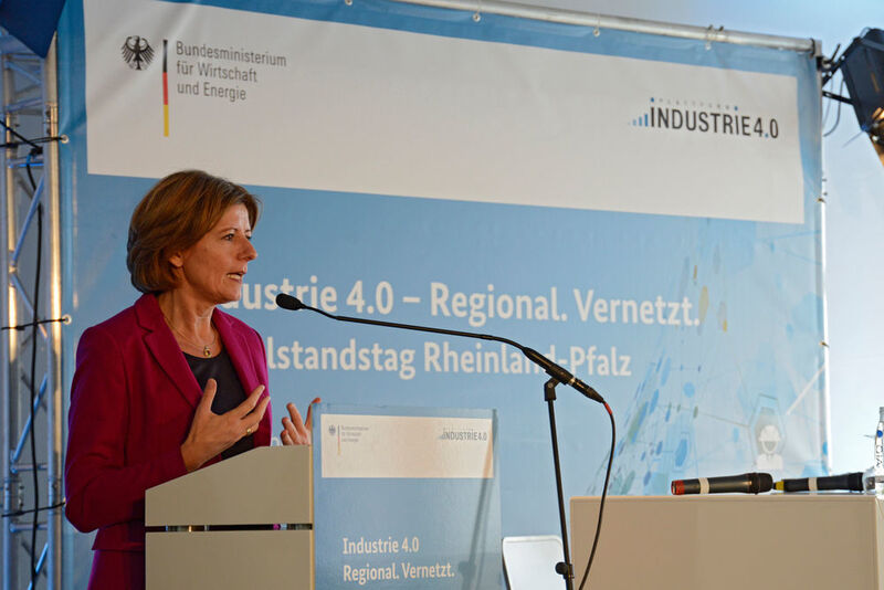 Malu Dreyer, Ministerpräsidentin des Landes Rheinland-Pfalz sprach auf dem Mittelstandstag Rheinland-Pfalz zum Thema 