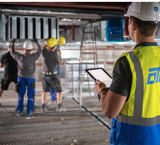 (Durch Aufnahme der Nachunternehmen in 123erfasst wird ersichtlich, wer, wann, wo auf welcher Baustelle tätig ist. Bild: Timo Lutz Werbefotografie, Vechta)