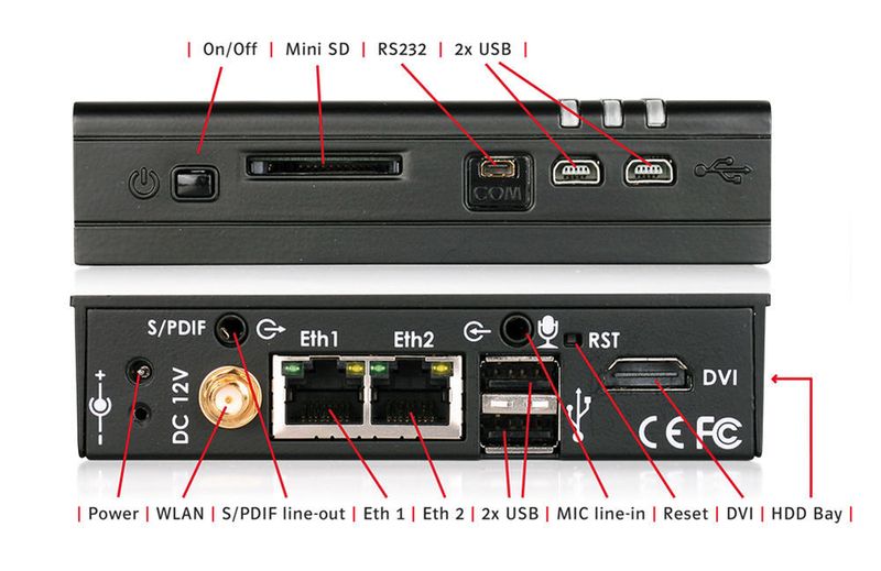 Pokini: Dank Schnittstellenvielfalt, Wireless-Fähigkeit und einem erweiterten Temperaturbereich eignet sich der Industrie-PC für vielfältigste Anwendungen auch in rauen Umgebungen. (Pokini)