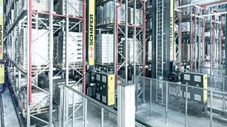 SSI Schäfer hat für das neue Distributionszentrum von Gebr. Heinemann in Erlensee die technischen Gewerke realisiert. (SSI Schäfer)