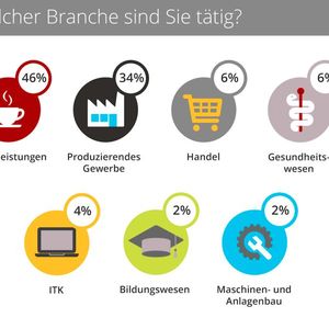 Die Befragten stammen aus vielen verschiedenen Branchen.(Bild:  ARTIHNEA)
