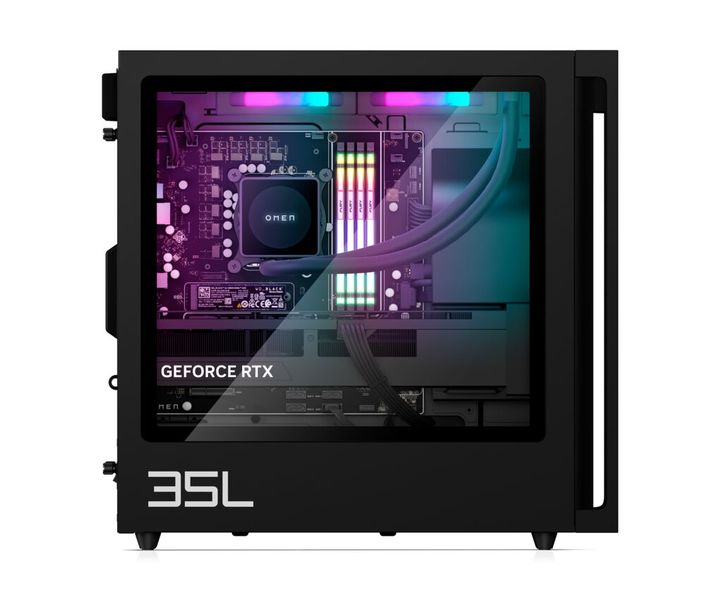 Der Tower in der Farbe Shadow Black (Bild: Omen)