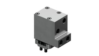 The S Series Cylinder is available in two different layouts: the basic and the Adjustable versions. Basic version: cylinder height 62 mm (2,44 in).  (HRS Flow)