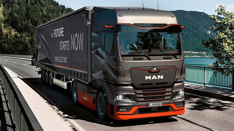 Nächstes Jahr liefert MAN die ersten 200 vollelektrischen Lkw aus.(Bild:  MAN)
