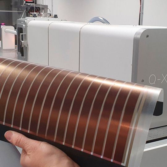 Leicht und flexibel: gedruckte organische Solarzellen. Leicht und flexibel: gedruckte organische Solarzellen.