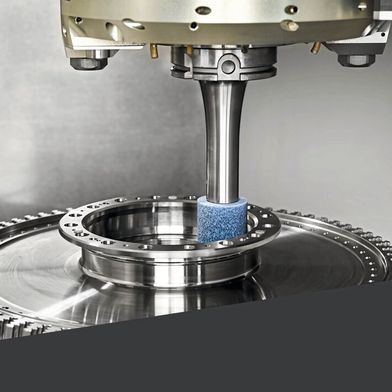 5-Achs-Simultanbearbeitung, integriertes Drehen und Schleifen sowie In-Prozess-Messungen reduzieren Aufspannungen und sichern eine konstant hohe Bauteilqualität. (Bild: DMG Mori)