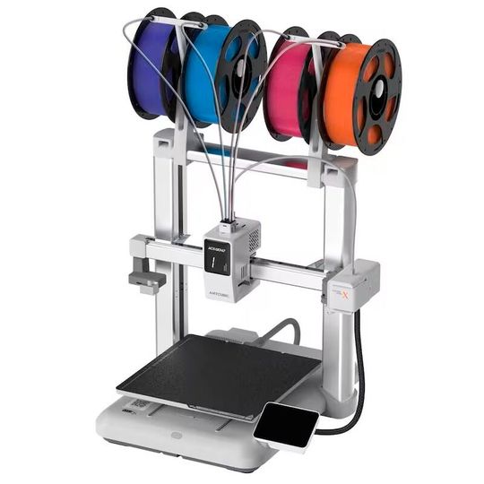 Die kann man nehmen! In Sachen Kunststoff-Filament-Drucker soll hier ein Vergleich zwischen drei Systemen angestellt werden – sowohl technisch als auch preislich. Wir beginnen mit dem Anycubic Kobra X (im Bild), der erst Anfang des Jahres den Markt ein wenig aufgemischt habe ...(Bild:  Anycubic)