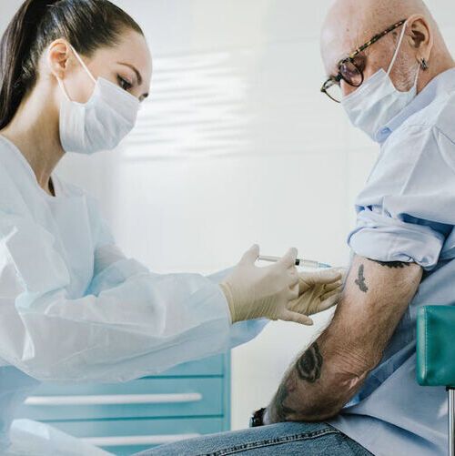 The research led by the universities of Bristol and Oxford, provides further evidence of the effectiveness of booster vaccination against Covid-19.(Source:  SHVETS production from Pexels)