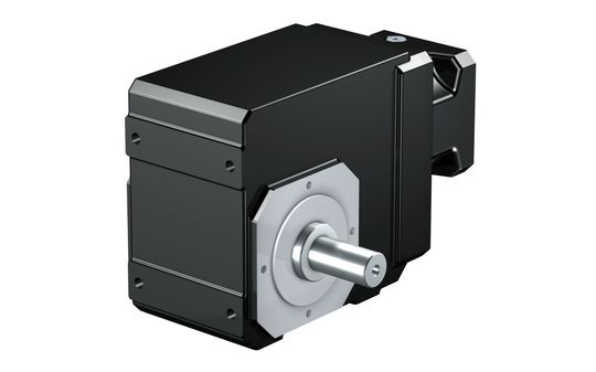 Die schrägverzahnten Kegelradgetriebe von Stöber zeichnen sich durch eine besondere Laufruhe und eine hohe Leistungsdichte aus.(Bild:  Stöber Antriebstechnik)