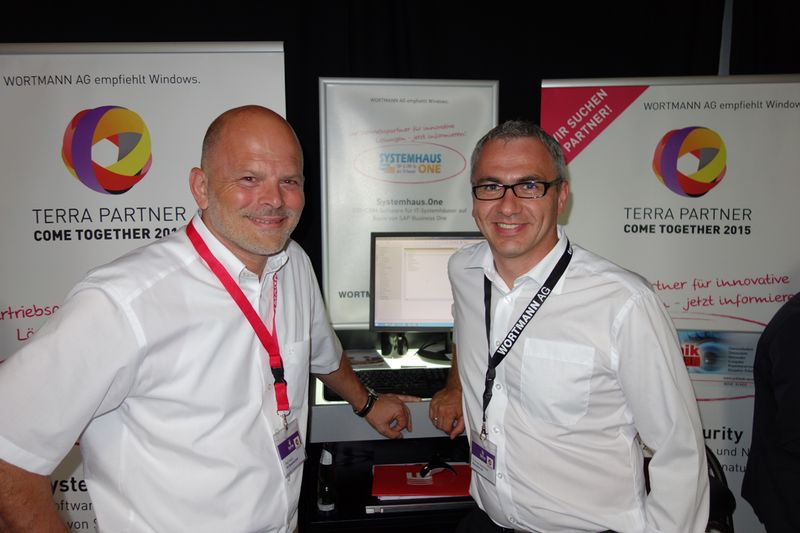 (l.) Ralf Huck, RHD, und Thomas Neumeier, neumeier AG (Bild: IT-BUSINESS)