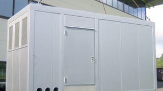 Effizient und mobil: der Data Center Container mit eimem PUE-Wert von =1,2 (Archiv: Vogel Business Media)