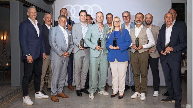 Audi zeichnete jetzt seine zehn besten Partner 2024 mit dem Business Cup aus.(Bild:  Audi AG)