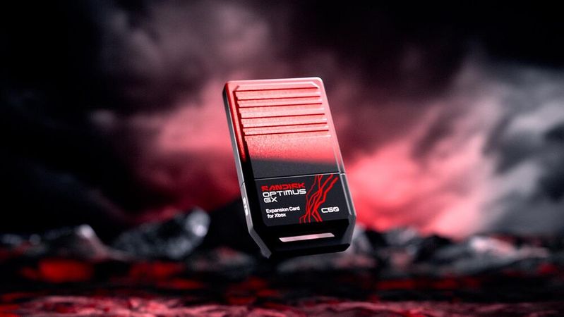 Die Sandisk Optimus GX C50 Storage Expansion Card erweitert den Speicher der Xbox Series X|S.(Bild:  Sandisk)