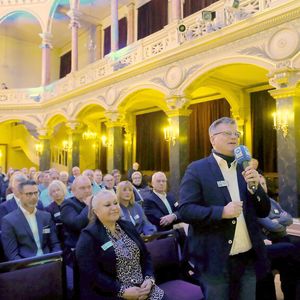 Volles Haus in der Musikhalle der Stadt Ludwigsburg beim Herbstforum der Innung Region Stuttgart.(Bild:  Zietz - VCG)