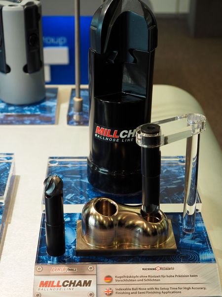 Fräsen: Kugelfräskopf ohne Rüstzeit für hohe Produktivität beim Vorschlichten und Schnlichten. (Matthias Böhm/SMM)