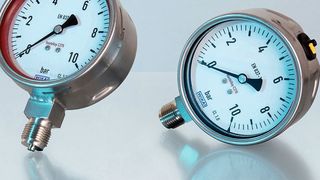 Hastelloy-Manometer für hochaggressive Medien (Wika)