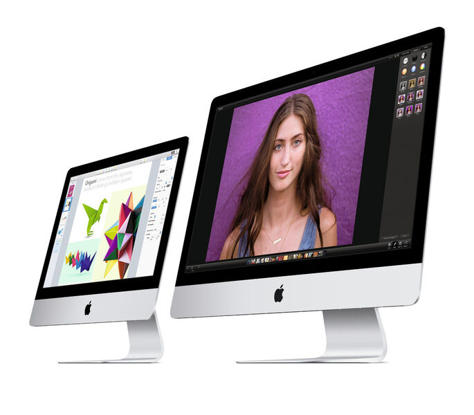 Der neue iMac misst am Rand nur fünf Millimeter. (Bild: Apple)