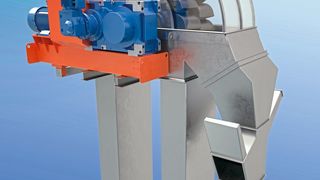 Die wartungsarmen Industriegetriebe können mit Leistungen von 2,2 bis 4000 kW gut in großen Becherwerken mit hoher Kapazität eingesetzt werden. (Bild: Nord Drivesystems)