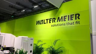 «Solution that fit», le nouveau slogan de Walter Meier, des nouveautés, des machines largement automatisées à découvrir à Prodex. (JR Gonthier)