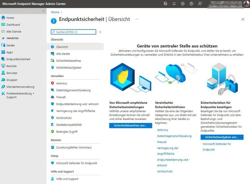 Richtlinien für Clientcomputer zur zentralen Konfiguration von Firewalls und Virenschutz. (Joos)