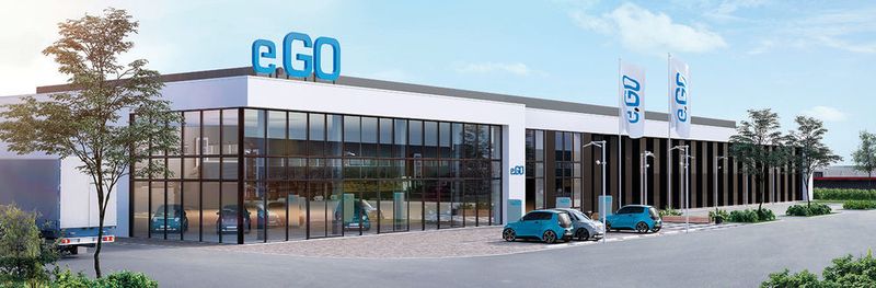 Das Werk 1, das jetzt eröffnet wurde, fertigt das E-Auto nach Industrie-4.0-Standards.  (E.Go Mobile AG)