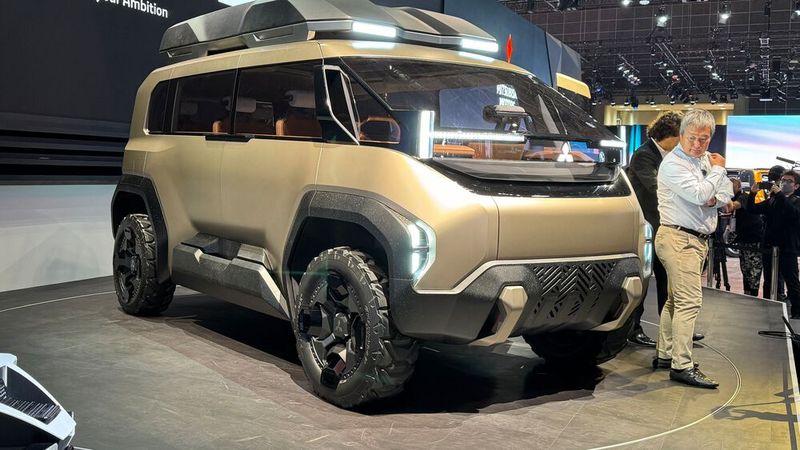 Der Mitsubishi D:X ist Mannschaftswagen für Camper. (Bild: sp-x/Benjamin Bessinger)