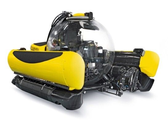 Red Dot Award 2015 - Tauchboot C-Explorer 3 von U-Boat Worx: Der C-Explorer 3 ist ein Tauchboot, mit dem sich drei Personen mehrere Stunden in bis zu 300 Metern Tiefe aufhalten können. Markantes Merkmal ist der komplett aus Acryl gefertigte, kugelförmige Druckkörper, der einen 360-Grad-Panoramablick auf die Unterwasserwelt ermöglicht. Der C-Explorer 3 kann mit Kameras, Strahlern oder Roboterarmen ausgestattet werden, sodass er sich auch als Forschungs-U-Boot oder für Wartungsarbeiten eignet. (Bild: Red Dot)