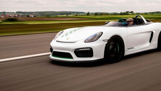 Eigentlich stammt der Porsche 981 Bergspyder aus dem Jahr 2015, vorgestellt wurde er allerdings erst 2019.
 (Deniz Calagan)