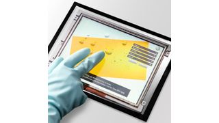 PCAP-Display für den rauen Einsatz: Ob Wasser auf der Oberfläche oder mit Handschuhen bedienen; das spielt bei dem PCAP-Modul keine Rolle. (Tianma)