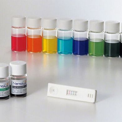 Nanoact colored cellulose nanobeads were developed by Asahi Kasei by utilizing its core technology of cellulose processing.  (Source: Asahi Kasei)