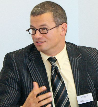 Willi Duetsch, Juniper Networks: „Der Hauptantrieb für Zentralisierung ist nicht nur die damit möglicherweise erzielbare Kostensenkung, sondern die Einhaltung von Compliance-Regularien.“ (Archiv: Vogel Business Media)