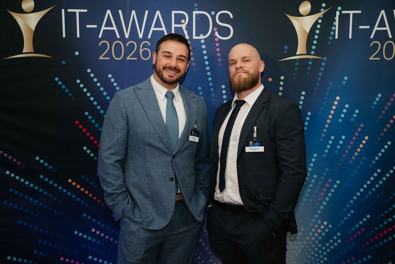 Vito Berberi (l.) und Markus Lindner von AMD. (Bild: Manuel Emme Fotografie)